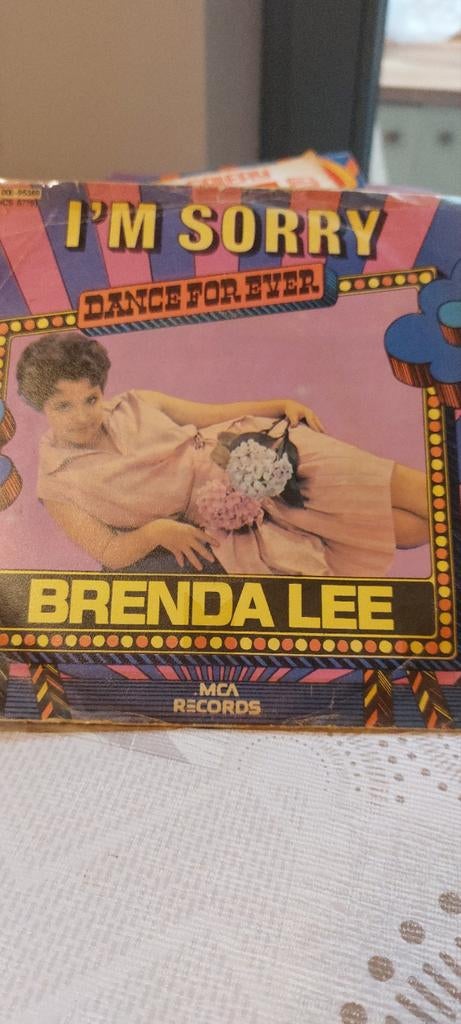 Vinyle 45 tours Brenda Lee Im sorry