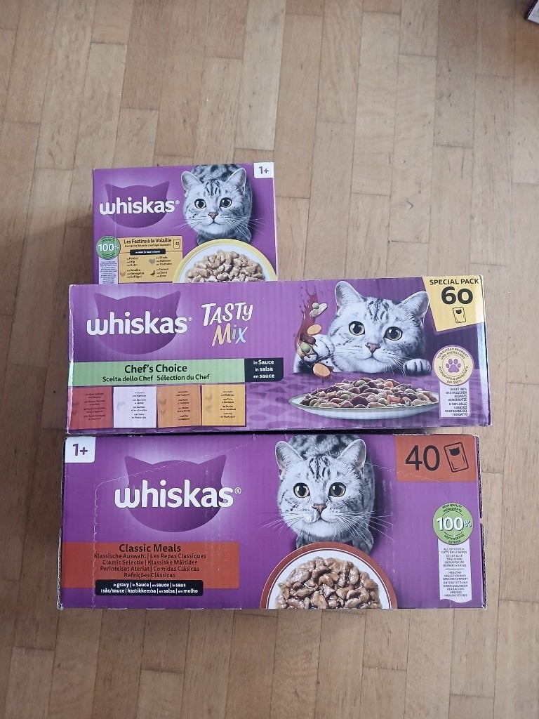 Nourriture pour chat (Whiskas) - 3 packs, Enlèvement, Chat
