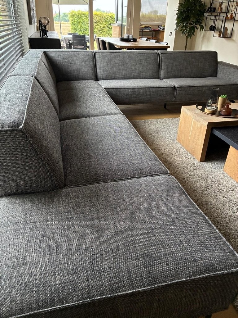 Ruime hoekzetel - 350cm x 314cm, Maison & Meubles, Canapés | Coins salons complets, Comme neuf, Tissus, Enlèvement