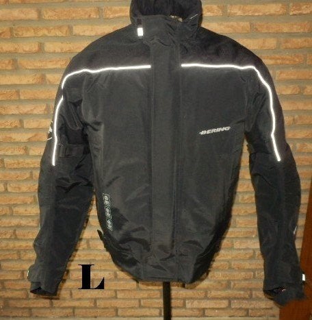 (4) - blouson moto femme t.L noir - BERING -, Enlèvement ou Envoi, Femmes, Bering, Manteau | tissu