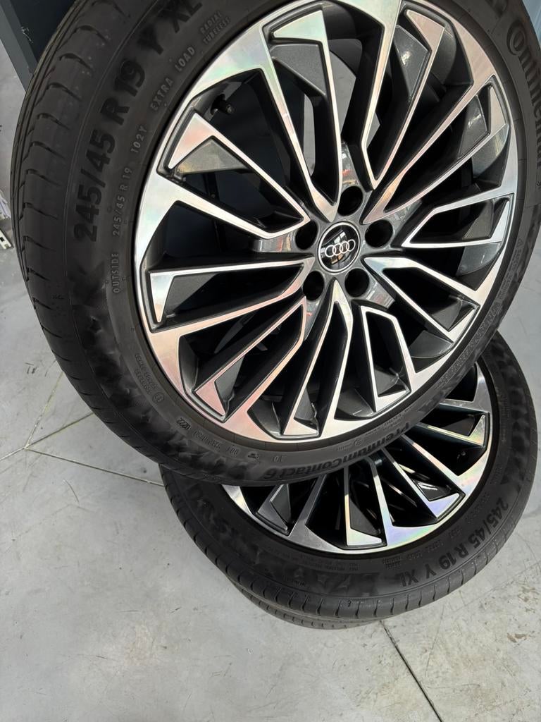Pneus + Jantes 19 pouces audi A6 S6 C8 4K jantes aliage, Enlèvement, 19 pouces, Pneu(s)