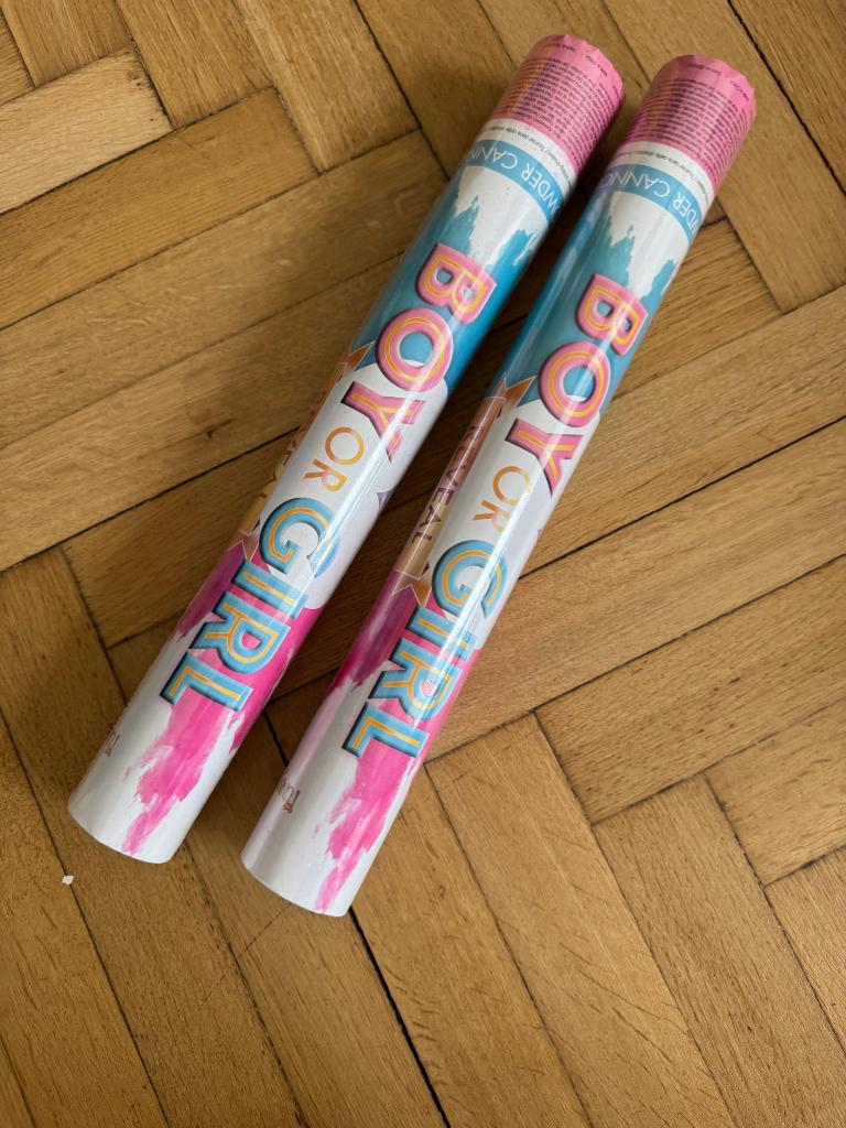 Gender reveal powder rose, Ophalen, Nieuw