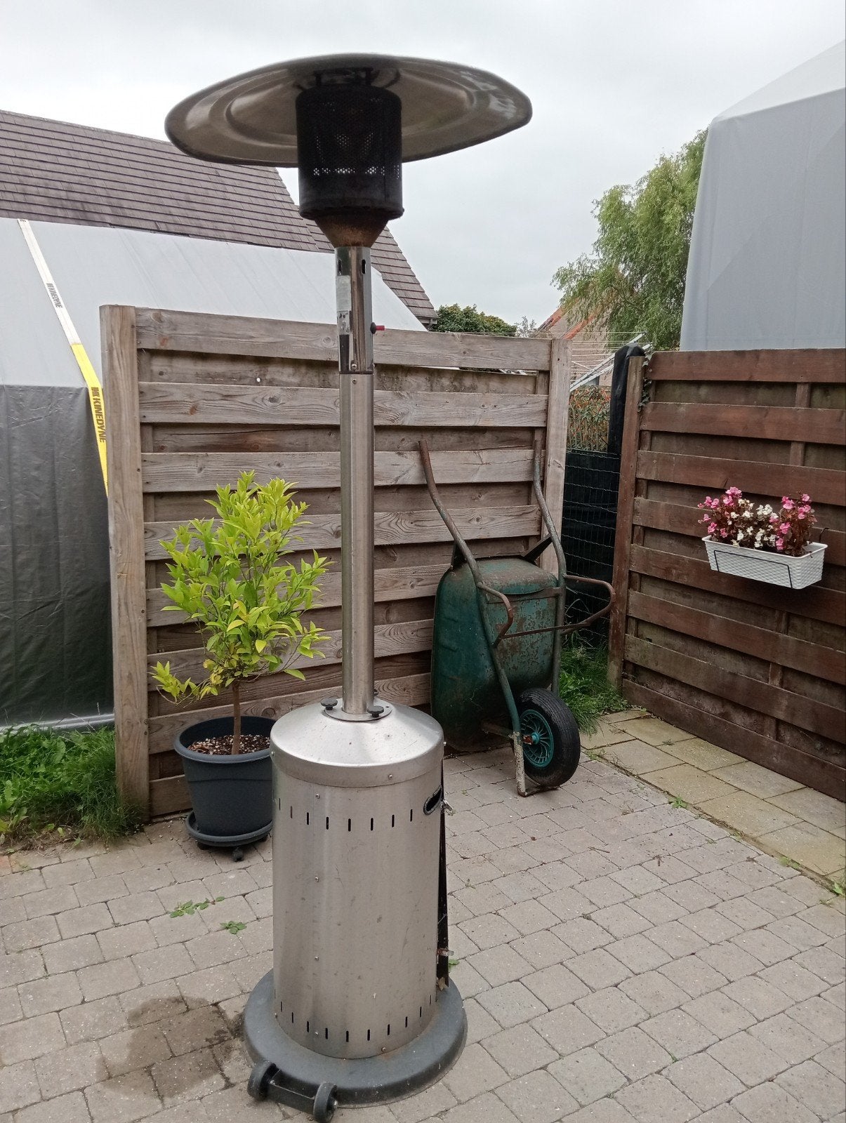 terrasverwarming, Tuin en Terras, Ophalen, Gebruikt, Waterbestendig, Vloer