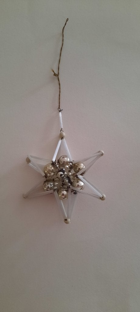 Antiek Gablonzer kerstster kerstboomversiering, Diversen, Ophalen of Verzenden, Gebruikt