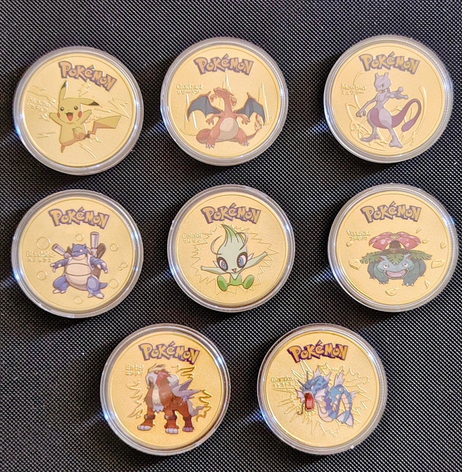 18 metalen Pokémon-munten, Verzamelen, Speldjes, Pins en Buttons, Ophalen of Verzenden