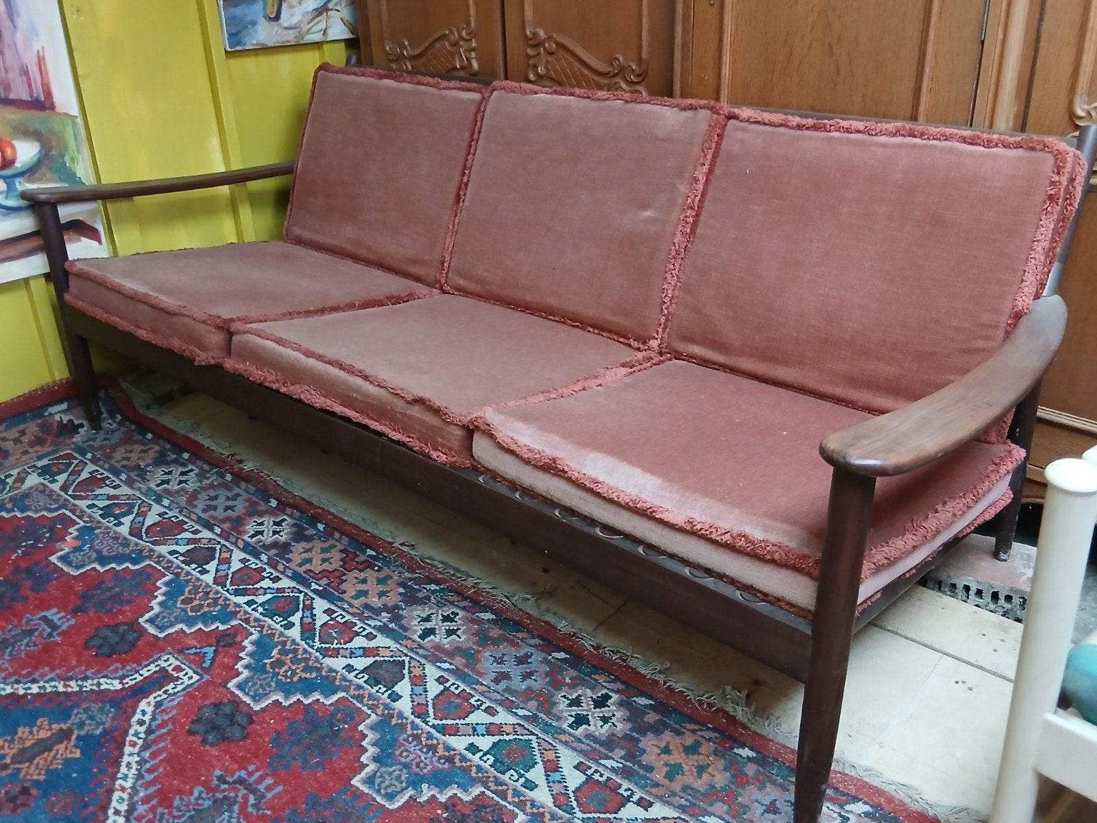 Vintage zetel, Huis en Inrichting, Ophalen