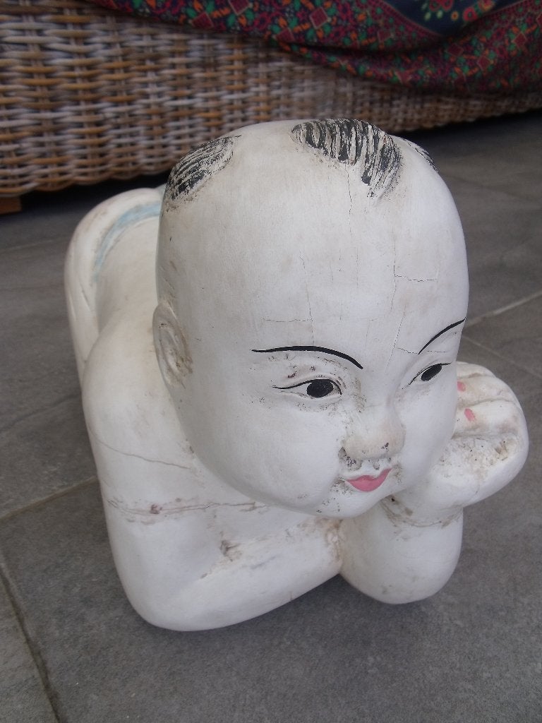 statue décoration bébé Asie ancienne, Antiquités & Art, Enlèvement