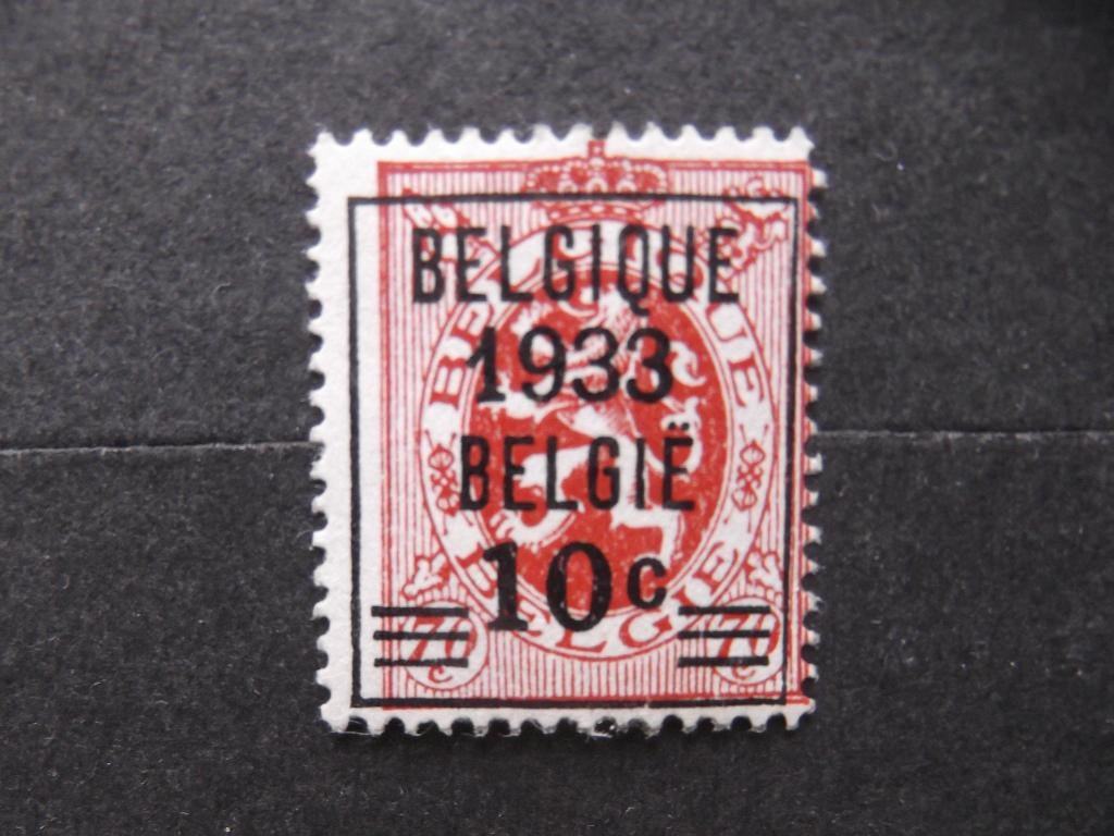 375 Leeuw - Lion 1933 MNH, Postzegels en Munten, Postzegels | Europa | België, Ophalen of Verzenden, Postfris, Orginele gom
