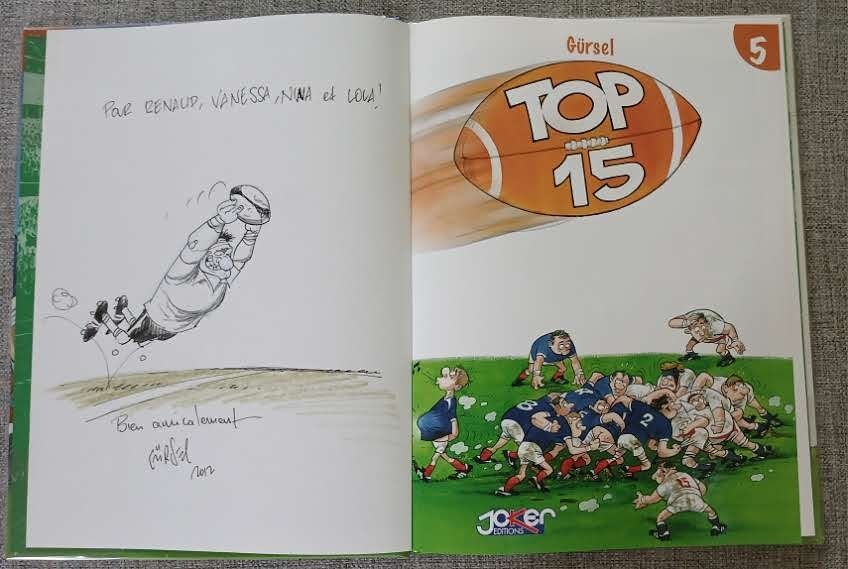 BD Top 15 5 Gürsel Dédicace EO Neuf, Boeken, Stripverhalen, Nieuw, Eén stripboek, Ophalen of Verzenden