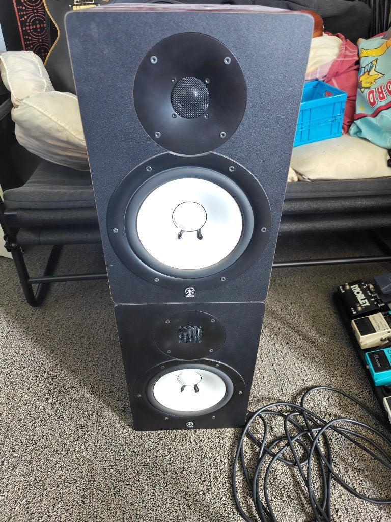 Yamaha HS80M speakers + Speakerstand, Audio, Tv en Foto, Luidsprekerboxen, Ophalen, Studiomonitor, Gebruikt, Yamaha