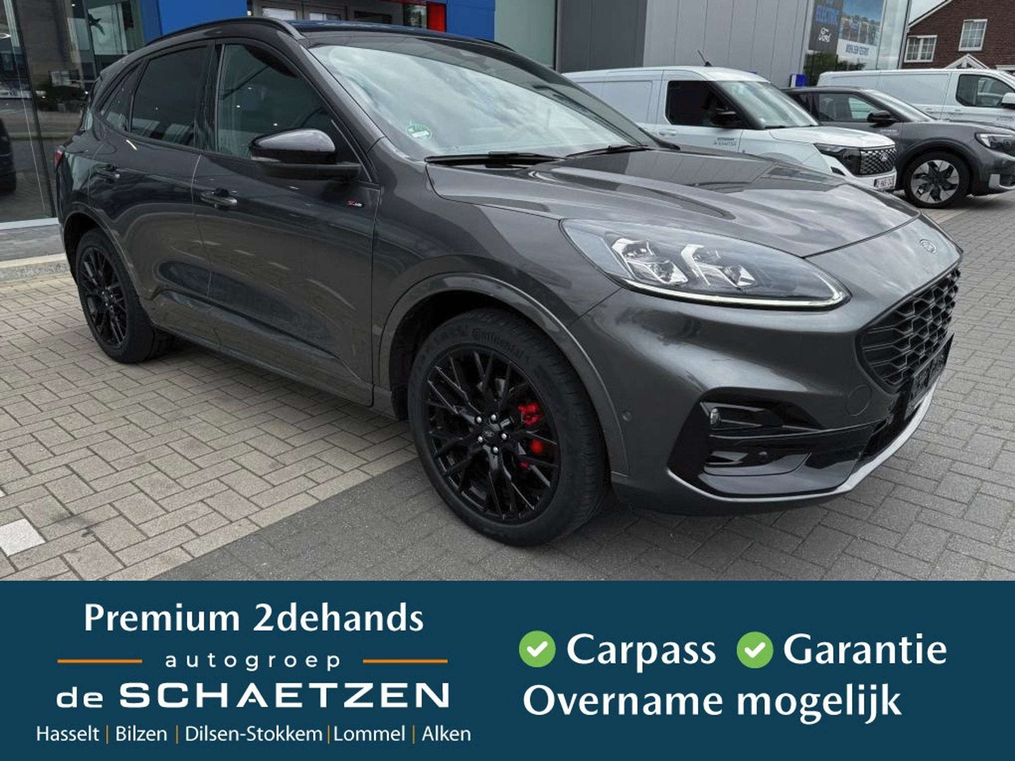 Ford Kuga ST Line X PHEV 2.5i 225PK Magnetic / Black Pack in, Gebruikt, Bedrijf, 5 zetels, Hybride Elektrisch/Benzine