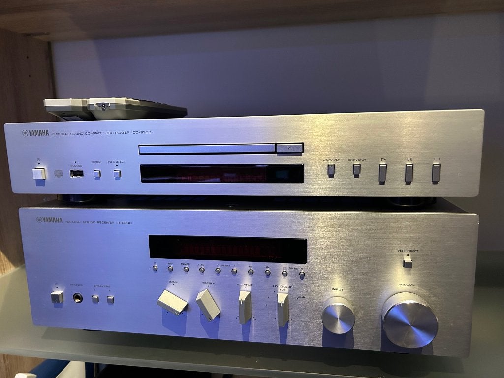 stereo yamaha ampli RS 300 en cd s300, Enlèvement ou Envoi, Yamaha, 60 à 120 watts, Comme neuf