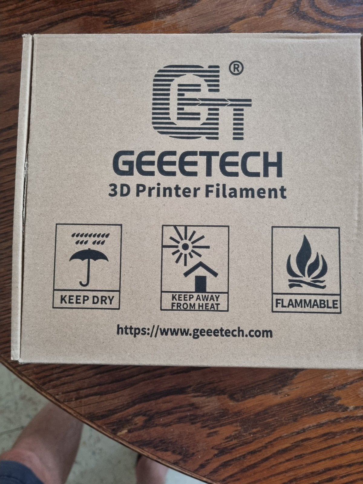 3 kg. GEETECH PLA 1.75MM matte skin color, Ophalen