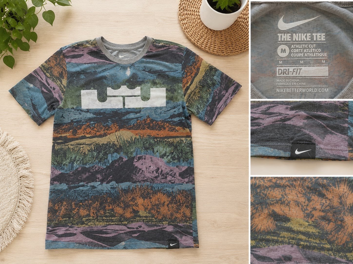 T-shirt Nike garçon – Taille M, Envoi, Multicolore