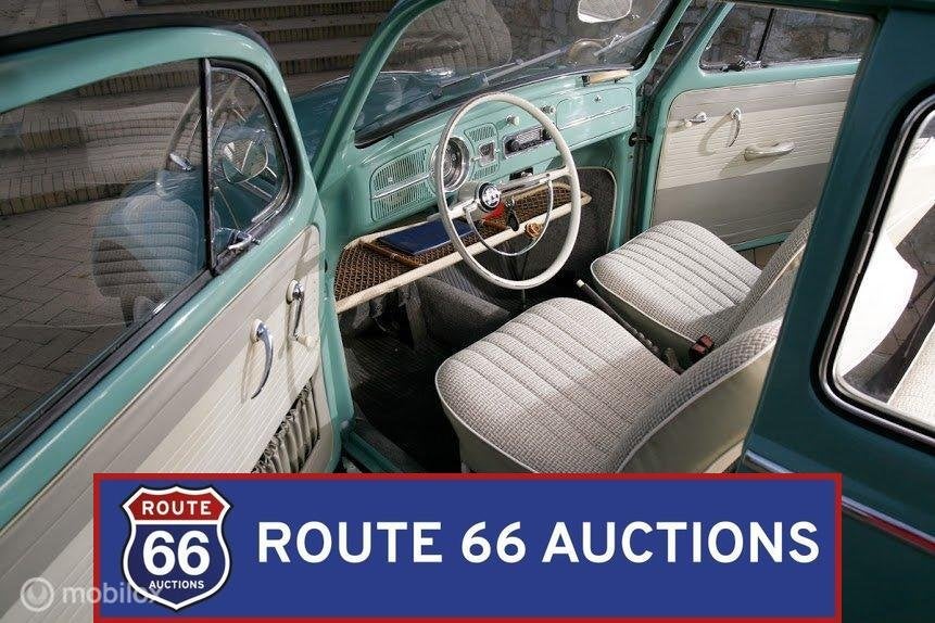 Volkswagen Beetle | 1962 | Route 66 Auctions, Auto's, Oldtimers, Volkswagen, Zwart, Bedrijf, Handgeschakeld