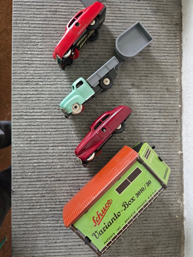 Schuco Varianto 3010 – lot vintage complet, Enlèvement, Utilisé