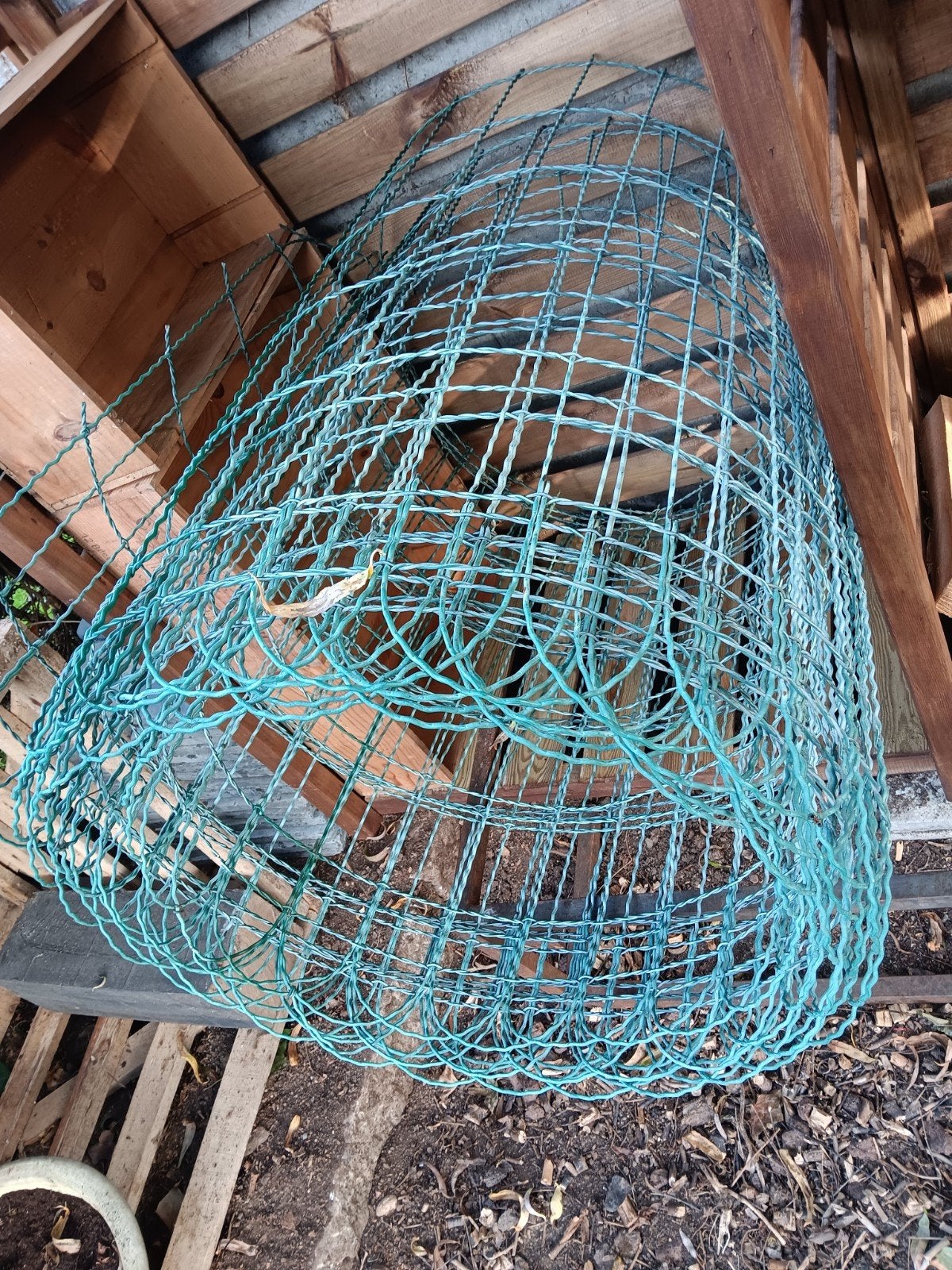 oude draad  +- 4,5m, Tuin en Terras, Ophalen, Gebruikt, Minder dan 10 meter, Draad