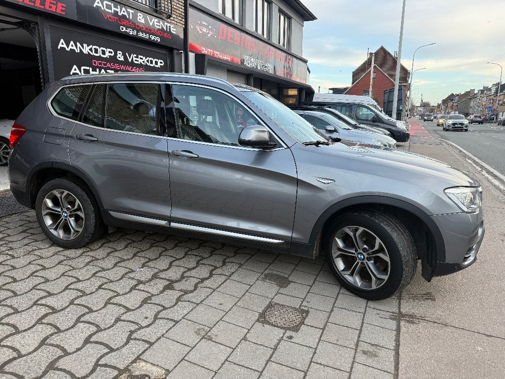Bmw X3 X-line 135km Navi Xenon Cuir Automatique, Autos, Cuir, Argent ou Gris, Achat, Euro 6