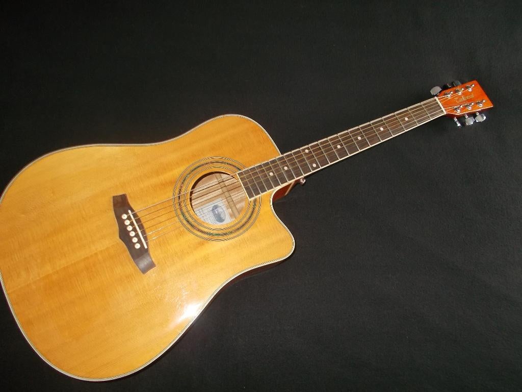 Tanglewood elektro-akoestische gitaar met tuner en TEQ-3BT., Musique & Instruments, Instruments à corde | Guitares | Acoustiques