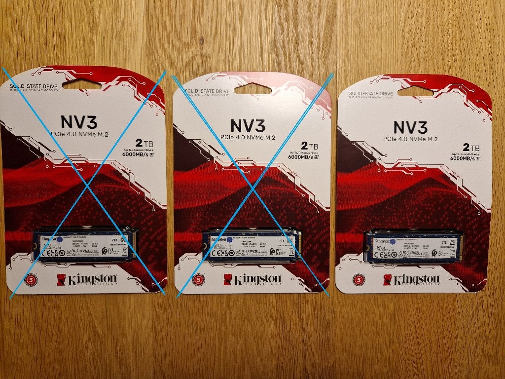 GLOEDNIEUW ONGEOPEND Kingston NV3 2TB m.2 2280 NVMe PCI-e x4, Intern, Kingston, SSD, Nieuw