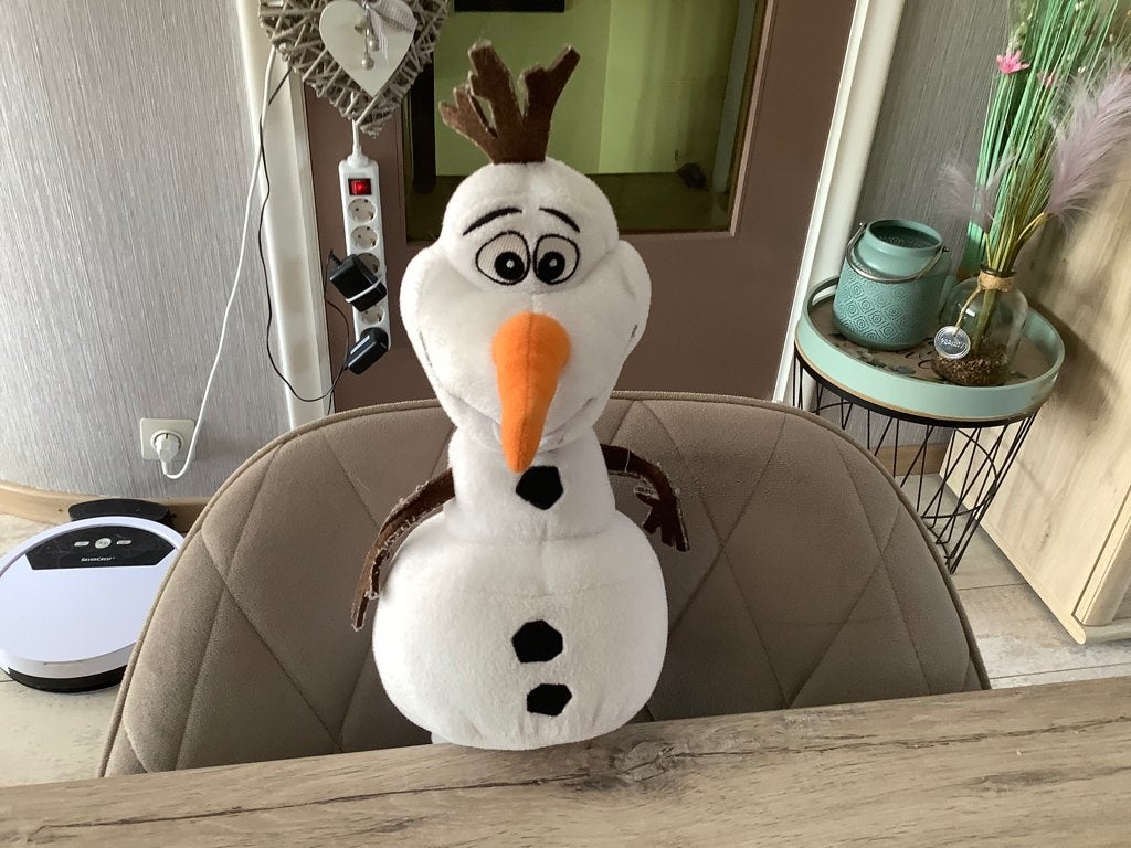 Personnage en peluche Disney La Reine des neiges Olaf, Blanc, Moyen (20 à 80 cm), Utilisé, Autres types