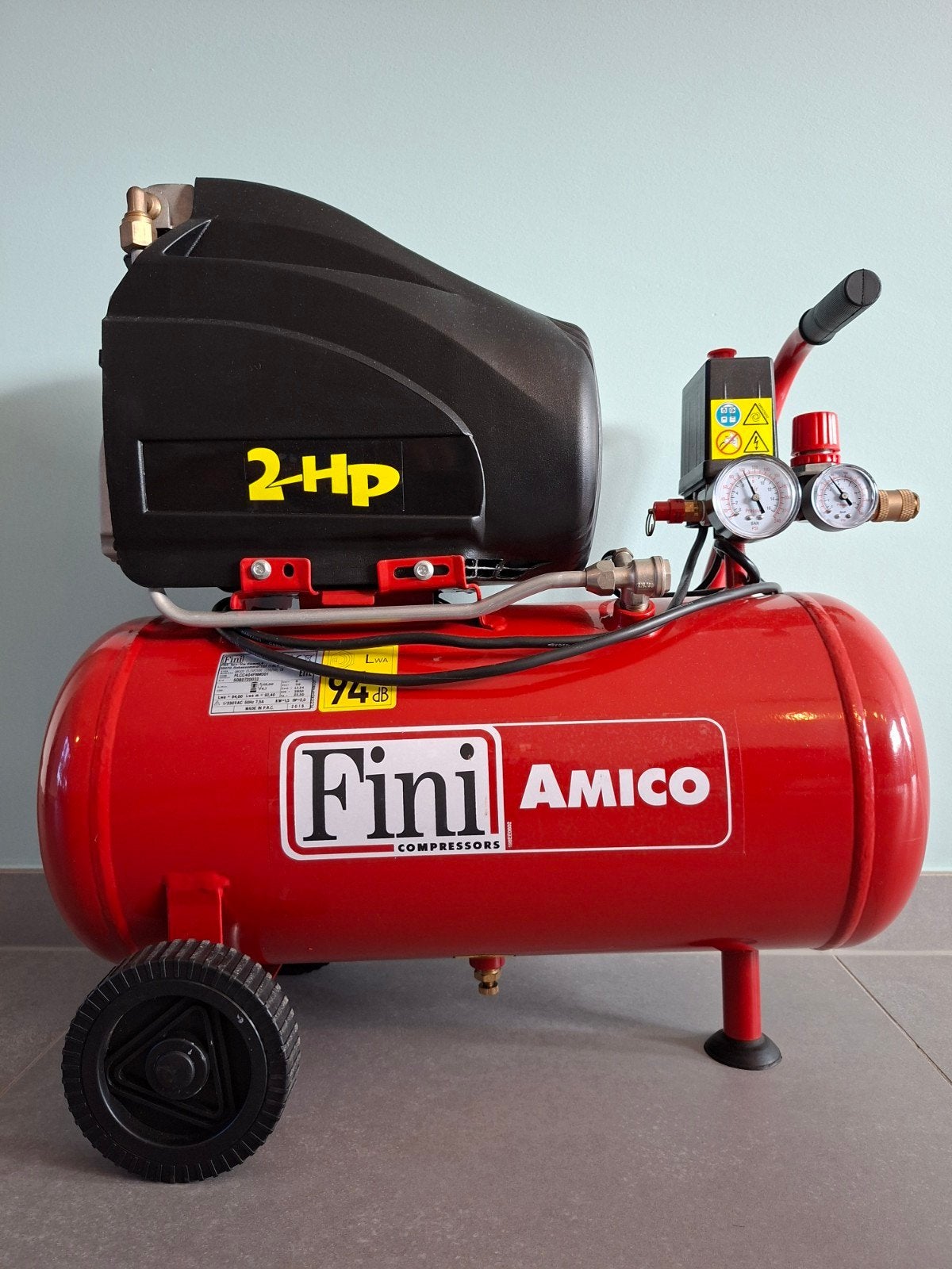 Compressor FINI AMICO, Ophalen