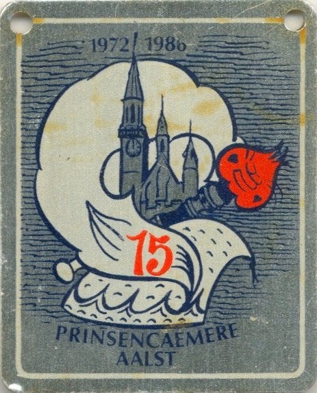 Aalst carnaval medaille, Enlèvement, Utilisé