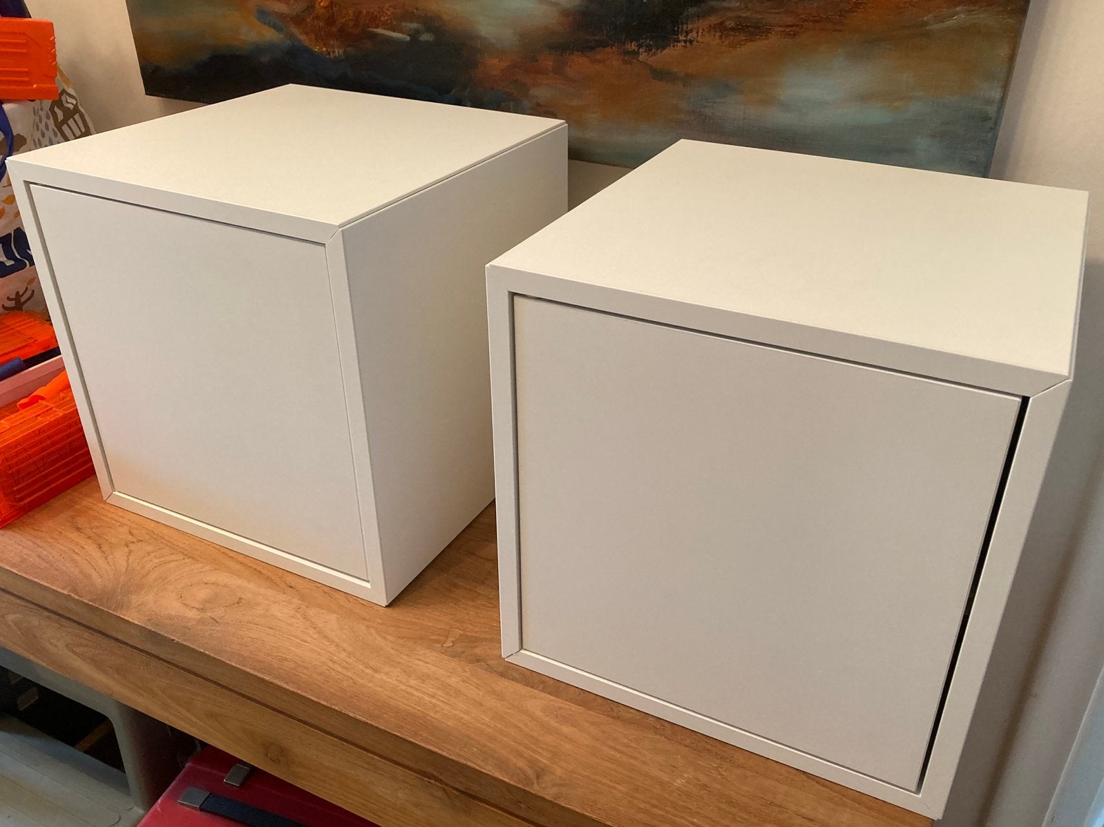 2 ikea hang nachtkastjes, Ophalen, Zo goed als nieuw