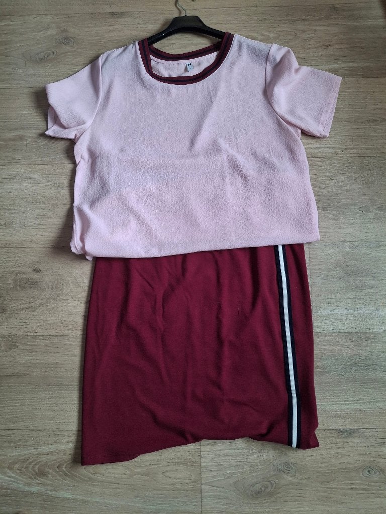 rok en bloesje Hema maat L, Kleding | Dames, Rokken, Hema, Ophalen of Verzenden, Maat 42/44 (L)