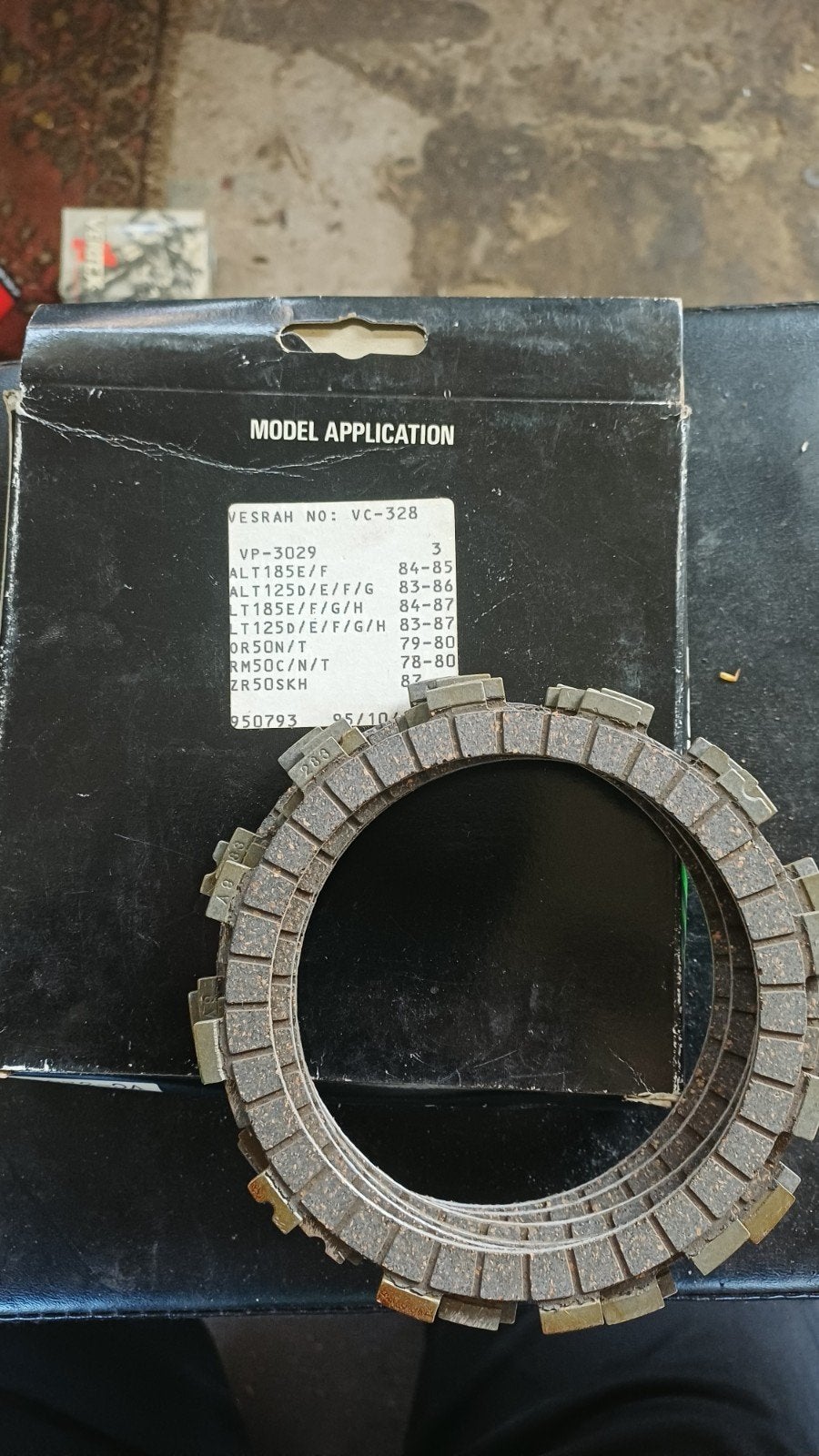 Koppelingsplaten rm 50, Ophalen