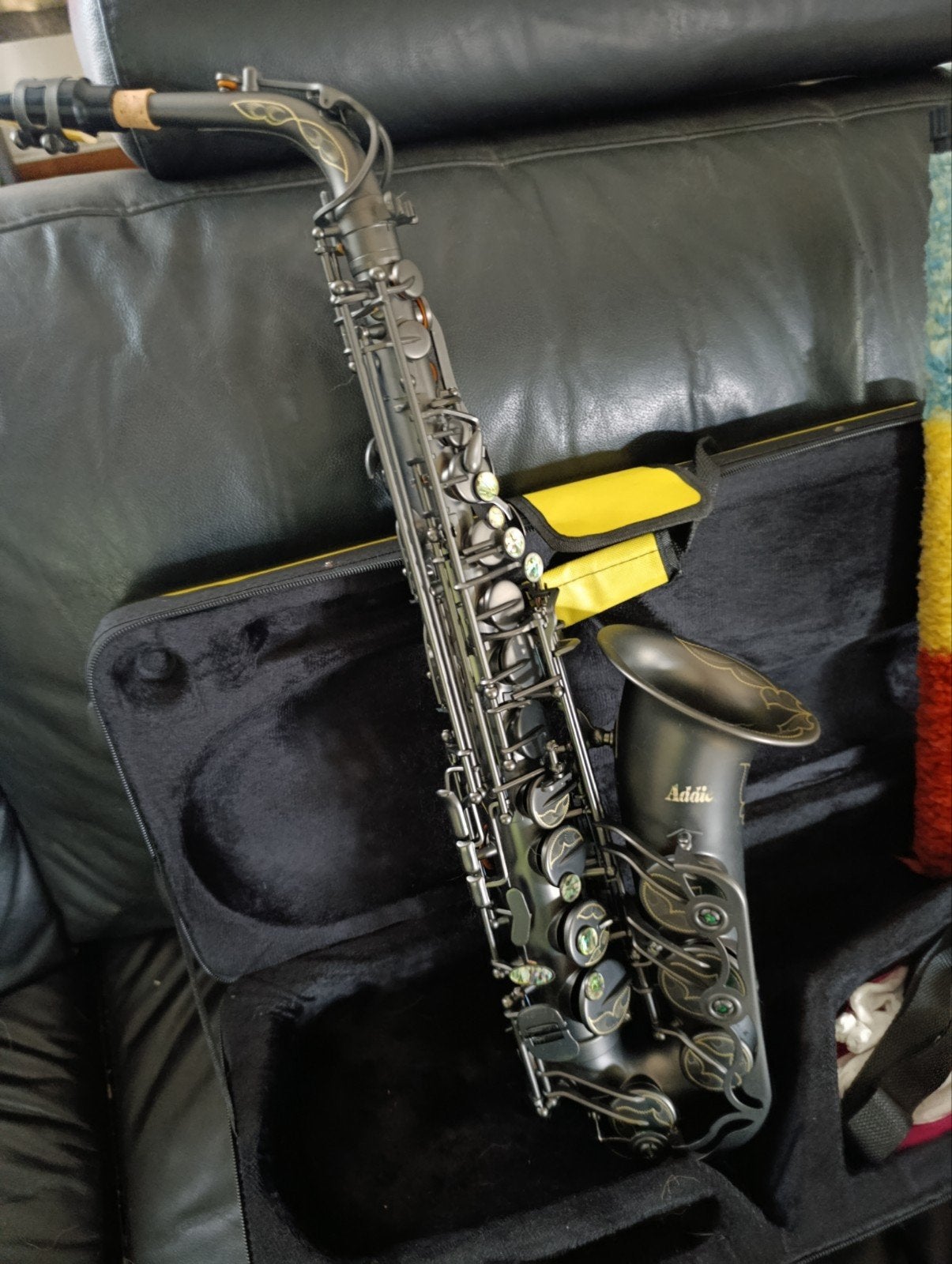 Geweldige mini-altsax, Muziek en Instrumenten, Blaasinstrumenten | Saxofoons, Ophalen, Zo goed als nieuw, Alt, Met koffer