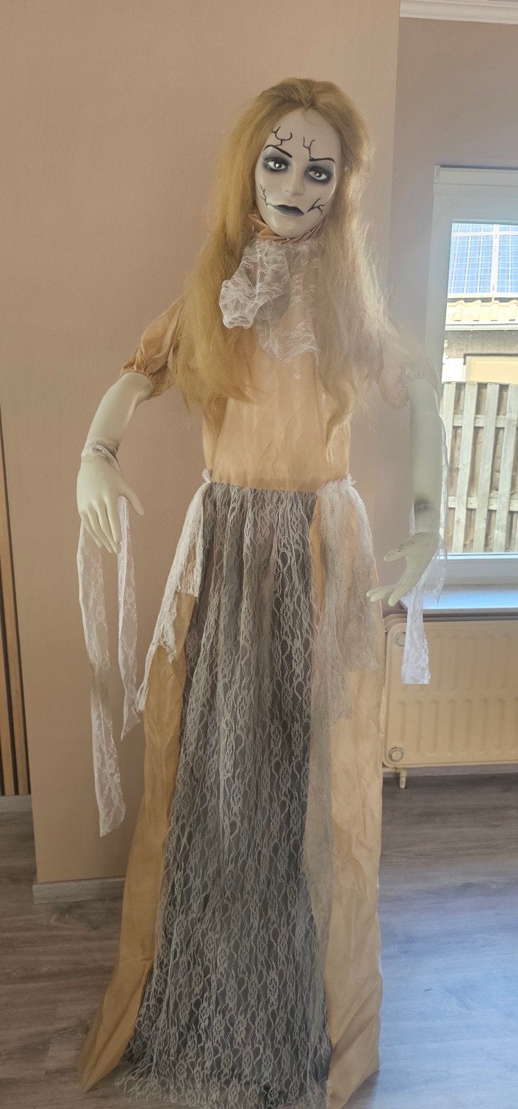 Grote Halloween decoratie bundel met bewegende figuren, Ophalen, Gebruikt