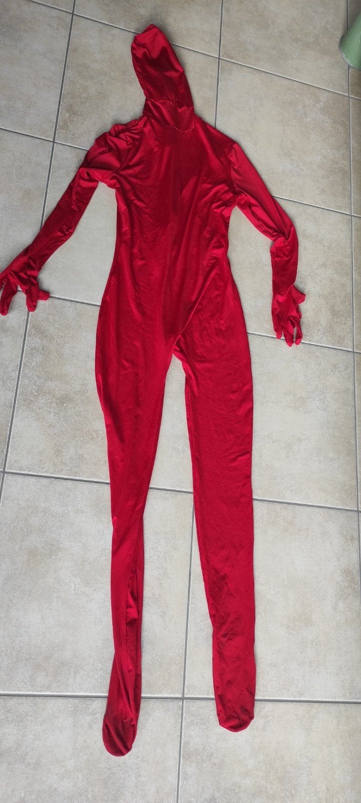 Morphsuit rouge, combinaison seconde peau, de la tête aux pi, Vêtements | Hommes, Enlèvement ou Envoi