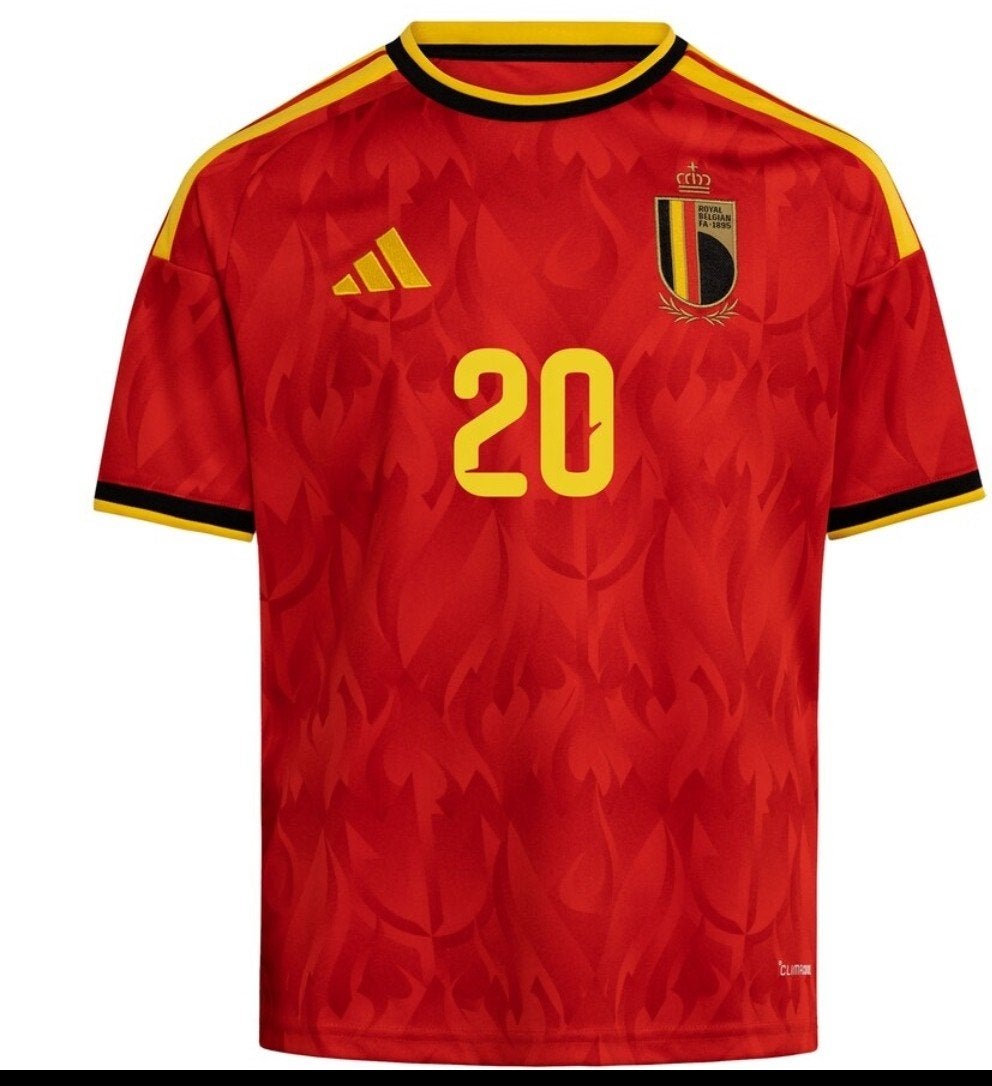 België Vanaken Thuisshirt Origineel WorldCup Nieuw 2026, Verzenden