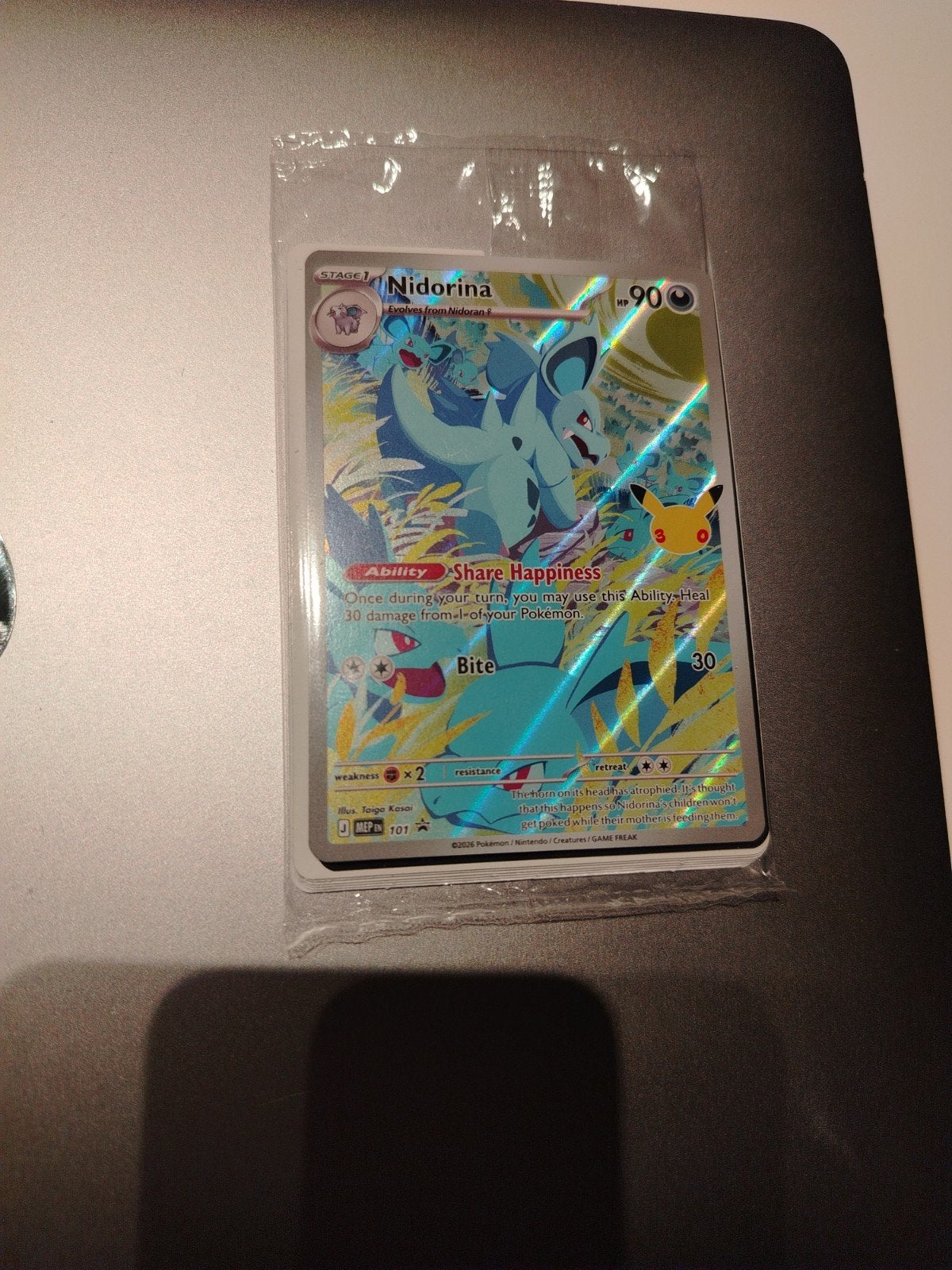 Nidorina MEP 101 SEALED, Ophalen