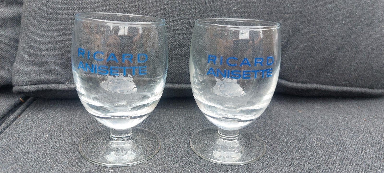 2 verres ricard anisette, Collections, Marques & Objets publicitaires, Enlèvement ou Envoi