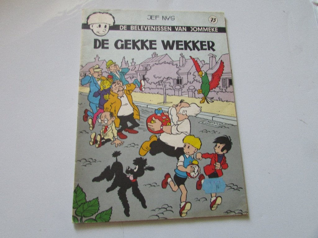 JOMMEKE ; DE GEKKE WEKKER , 73, Boeken, Gelezen, Eén stripboek, Jef Nys., Ophalen of Verzenden