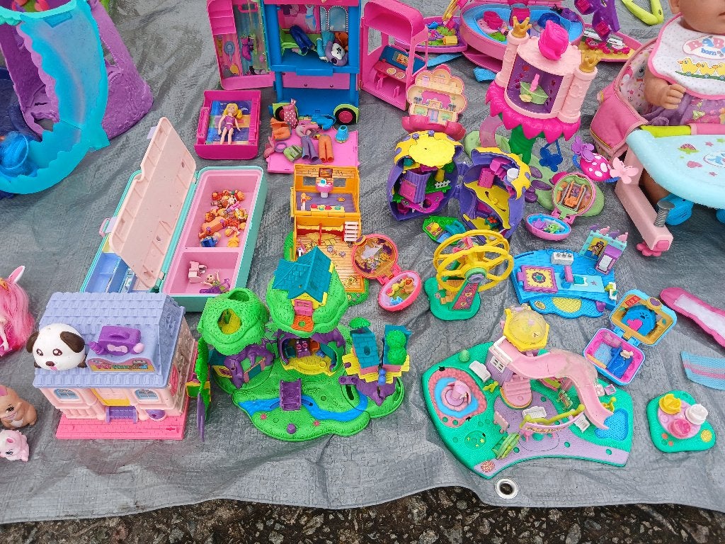 Gros lot de polly pocket, Enlèvement, Utilisé, Autres types
