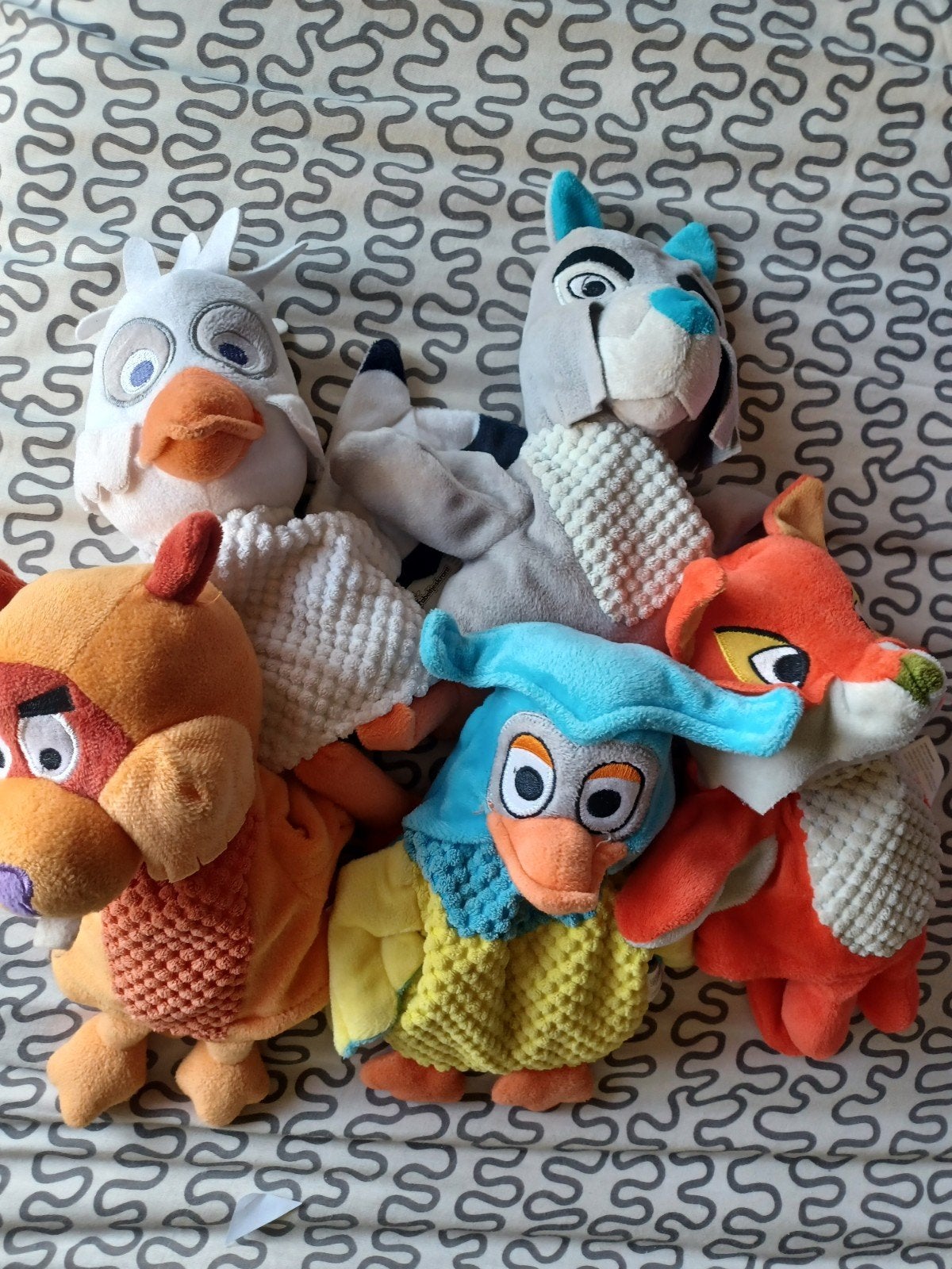 fabeltjeskrant handpoppen ,poppekast poppen, Ophalen of Verzenden, Vos