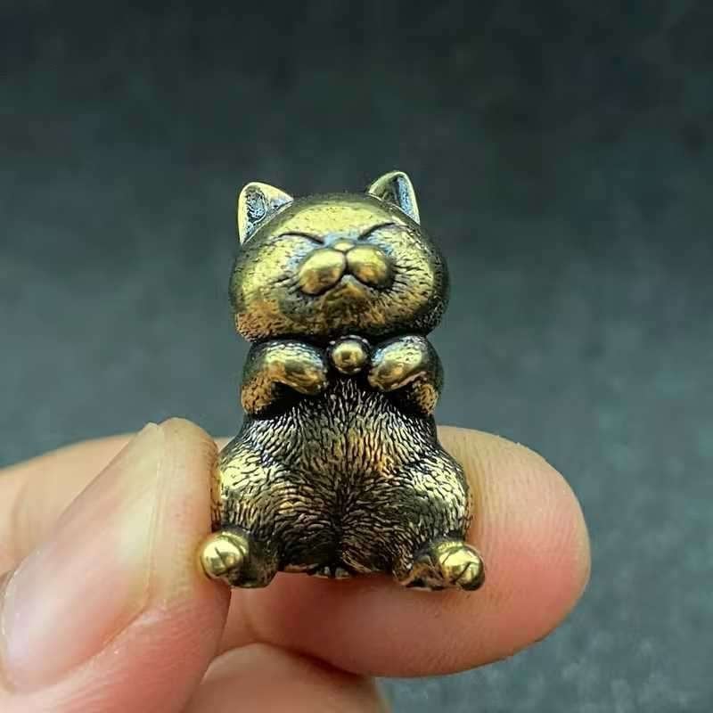 Corpulente kattenfiguur., Ophalen of Verzenden, Nieuw, Dier