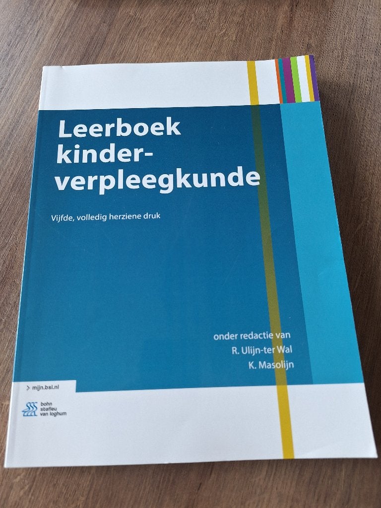 Leerboek kinderverpleegkunde, Boeken, Ophalen of Verzenden, Zo goed als nieuw