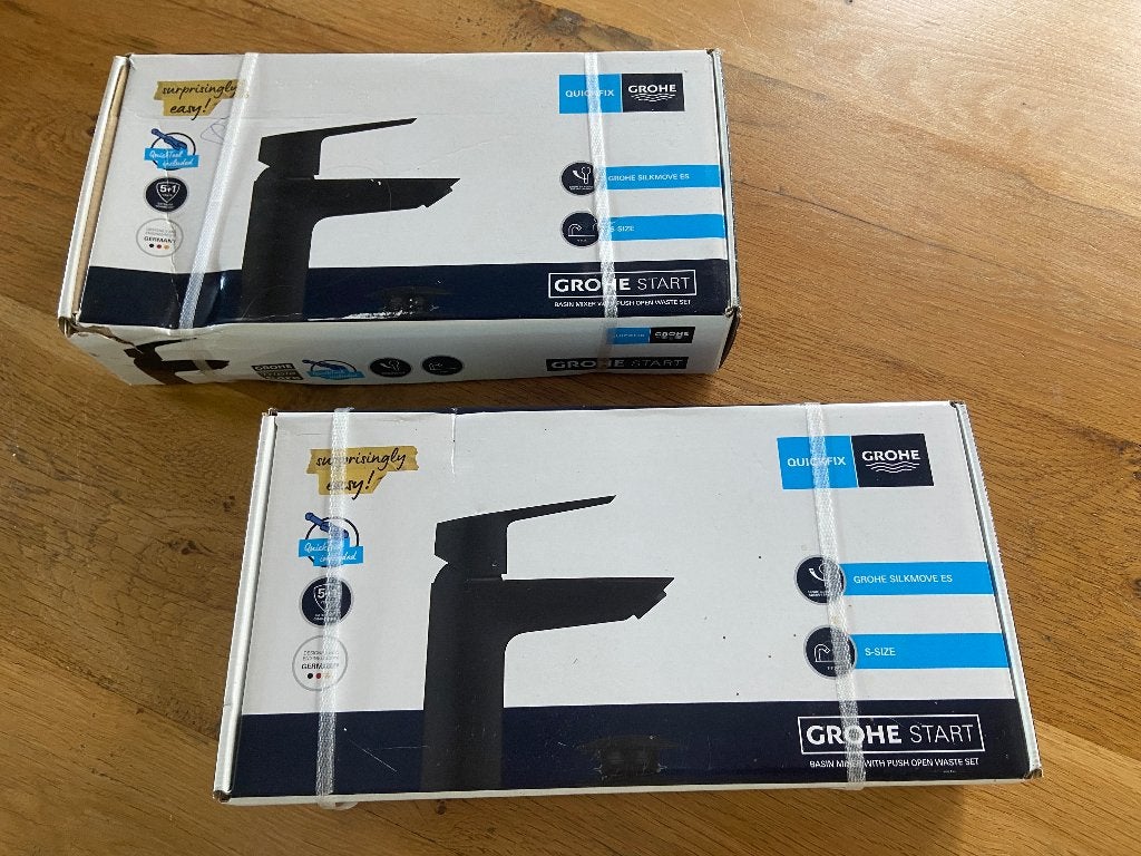 Grohe kraan mixer basin badkamer - nieuw - 2 stuks, Doe-het-zelf en Bouw, Sanitair, Ophalen of Verzenden, Nieuw, Kraan