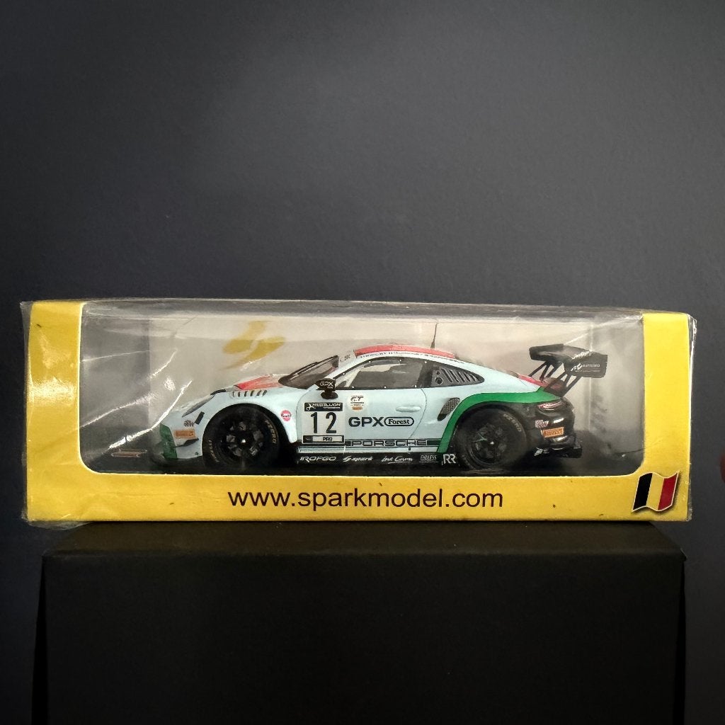 SPARK SB373 - 1:43 - PORSCHE 991.2 GT3 R #12 (600ex), Ophalen, Nieuw, Auto, Overige merken
