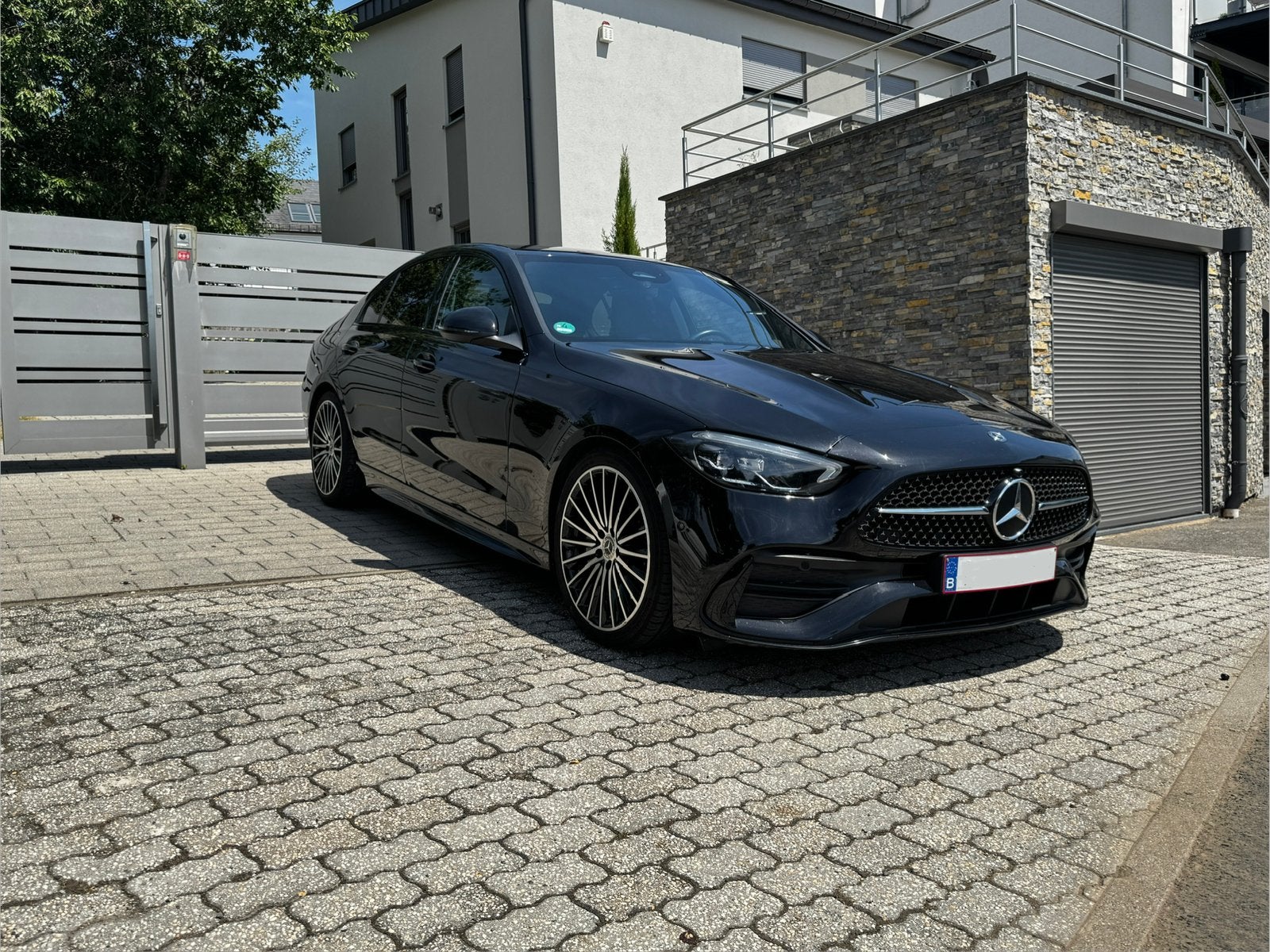 Mercedes Benz Classe C 180 - AMG Styling, Autos, Cuir et Alcantara, Achat, Noir, Automatique