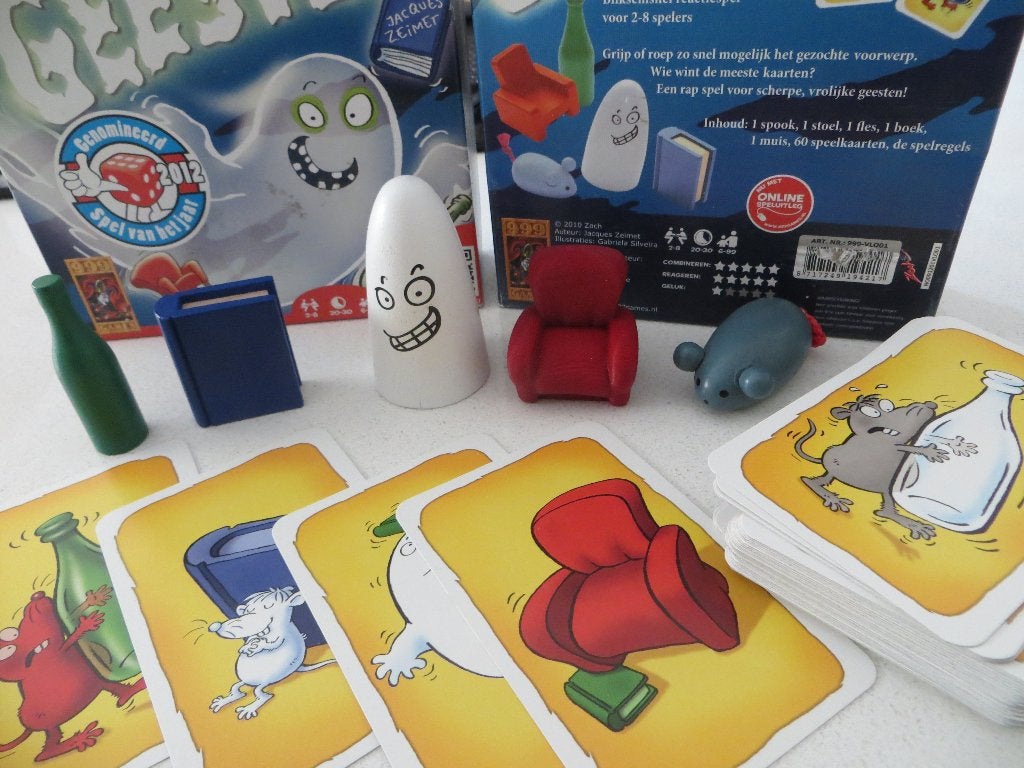Vlote Geesten (999 Games), Hobby en Vrije tijd, Gezelschapsspellen | Bordspellen, Een of twee spelers, Ophalen of Verzenden, Gebruikt