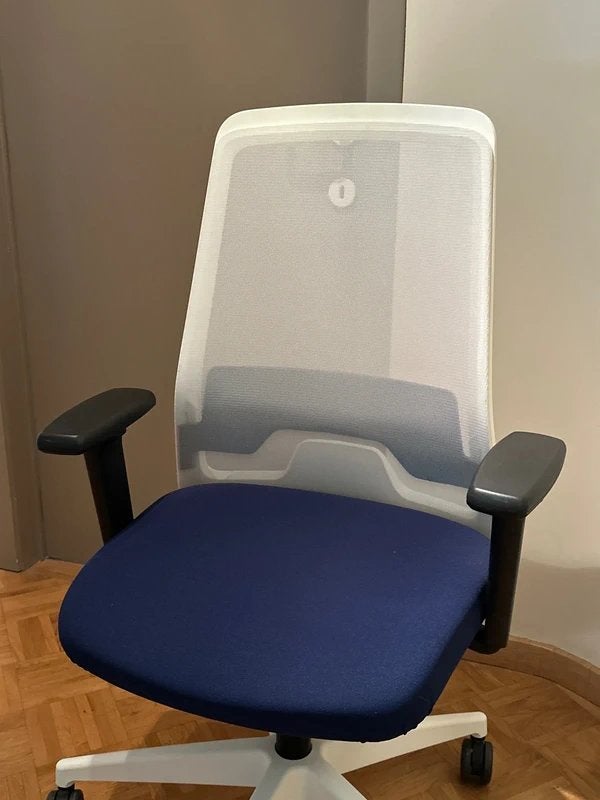 Interstuhl ergonomische bureaustoel, Maison & Meubles, Chaises de bureau, Comme neuf, Enlèvement, Bleu, Chaise de bureau
