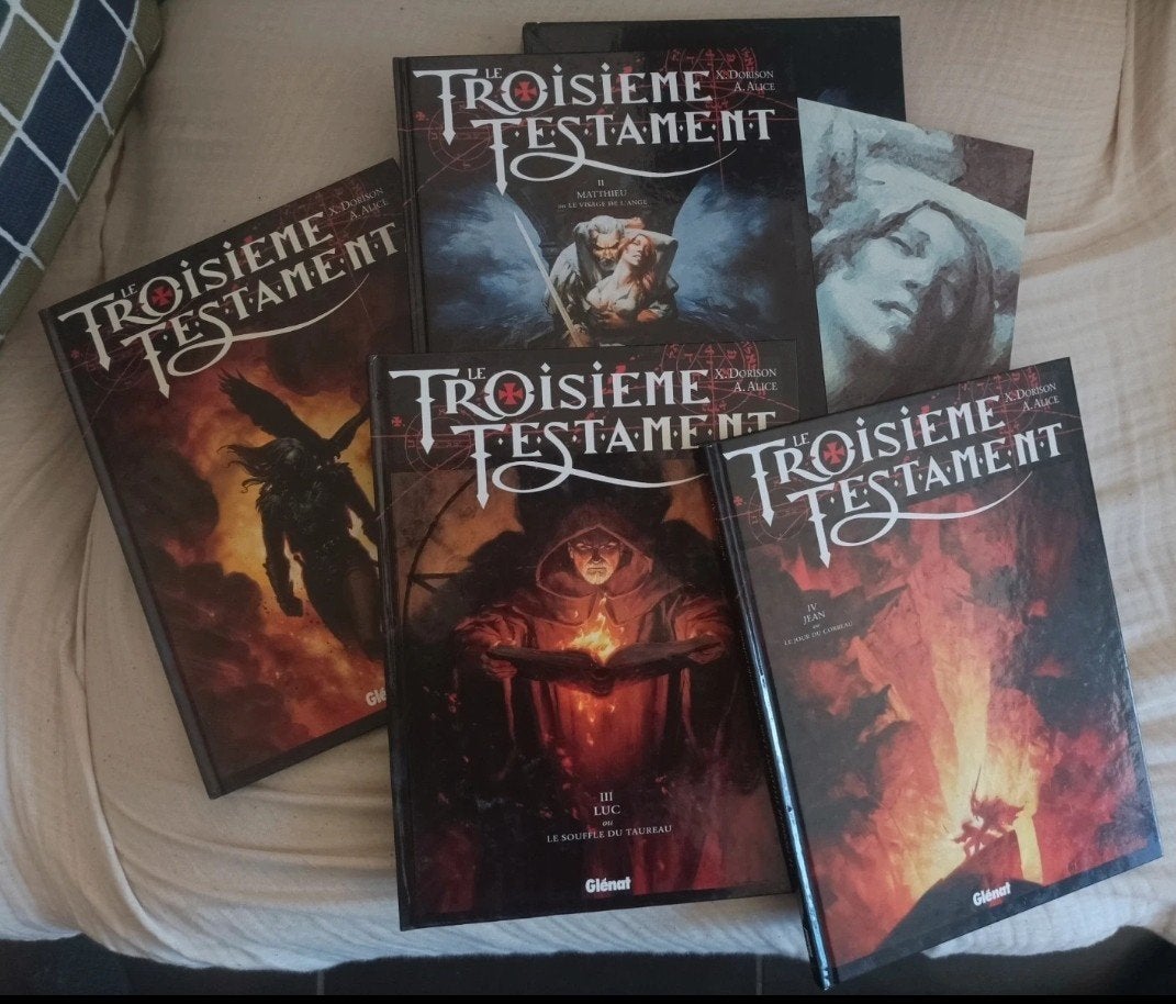 Le troisième testament 4 tomes EO + tome 2 esquisses, Livres, Enlèvement ou Envoi, Utilisé, Dorison - Alice, Europe
