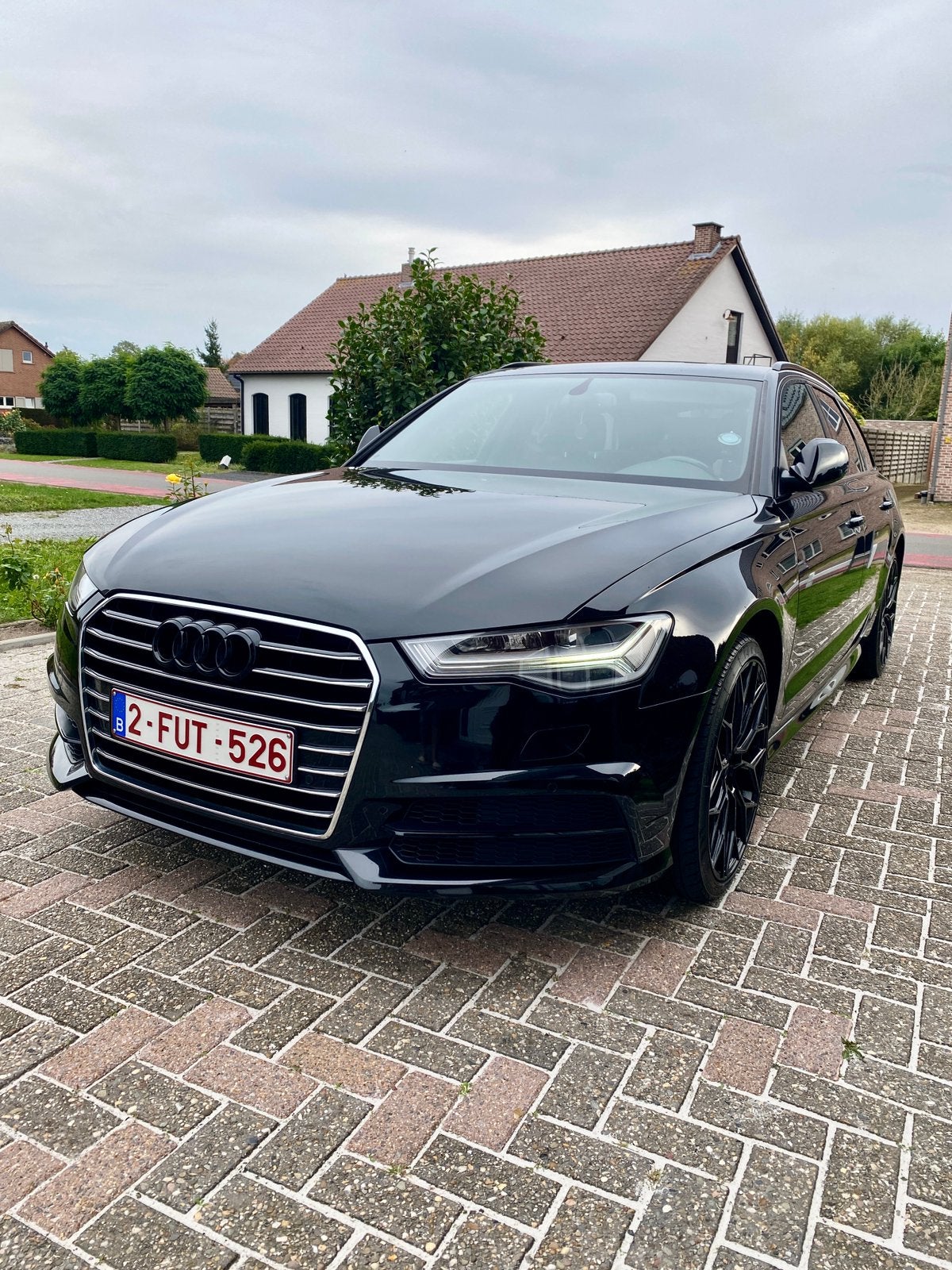Audi A6 C7, Auto's, Automaat, Zwart, Leder, 5 deurs