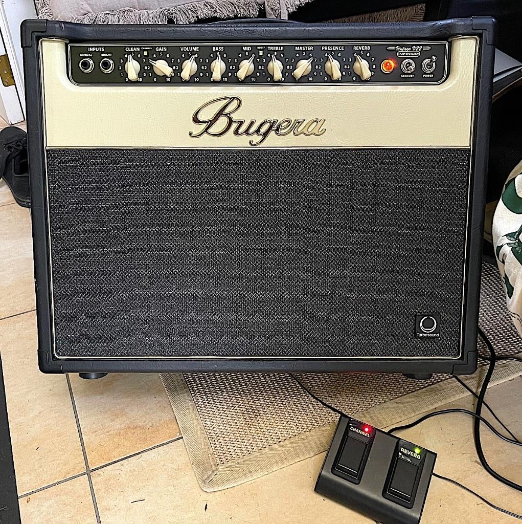 Bugera Vintage V22 Infinium - à vendre ou à échanger ! ! !, Musique & Instruments, Enlèvement ou Envoi, Utilisé, Guitare, Moins de 50 watts