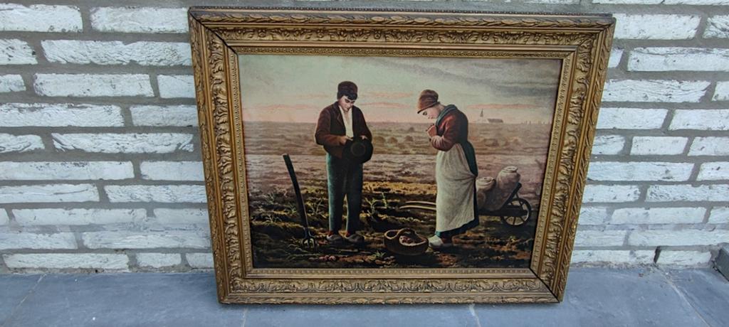 Réplique de « L'Angelus » de Jean-François Millet 1858, Antiquités & Art, Enlèvement ou Envoi